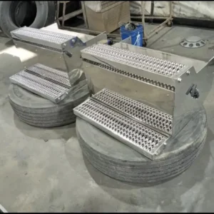 Custom built steps for 379 Peterbilt