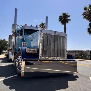 20” miter blind mount chrome bumper